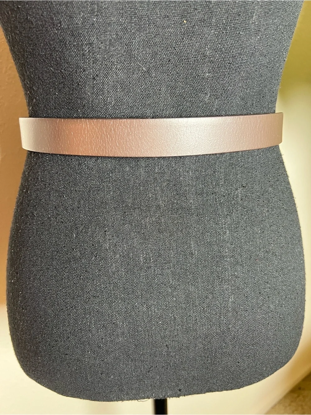 Crewcuts J. Crew Unisex Brown Belt Silver Buckle Genuine Buffalo Leather Size M